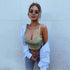 Sexy halter strap top
